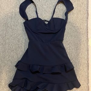 Lucy in the Sky Brandi Ruffle Corset Dress